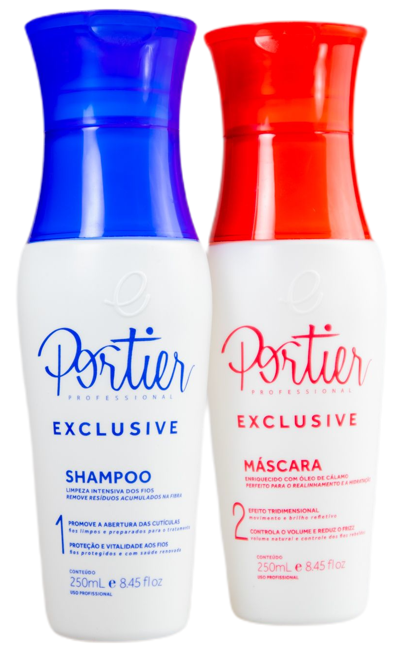 Portier Brazilian Hair Treatment Portier Exclusive Progressive Brush 2x250ml - Portier