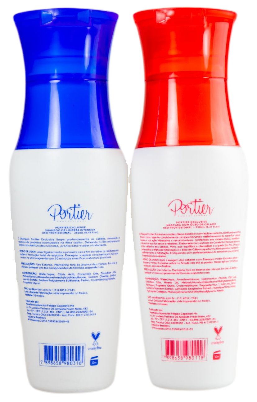 Portier Exclusive Progressive Brush 2x250ml - Portier