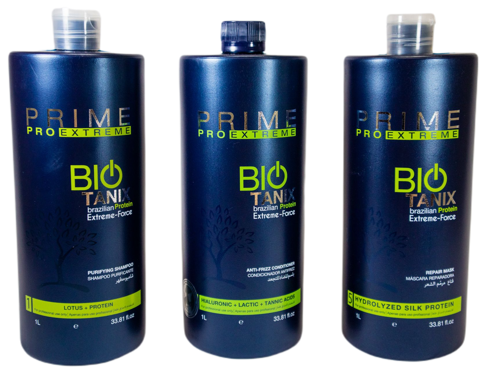 Bio Tanix Extreme Hair Protein Treatment Kit 3 x 1Lt Prime Pro