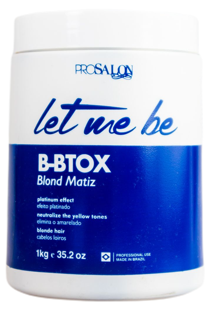 ProSalon Hair Mask Let Me Be B-btox Matiz Hair Mask (for blondes) 1kg - ProSalon