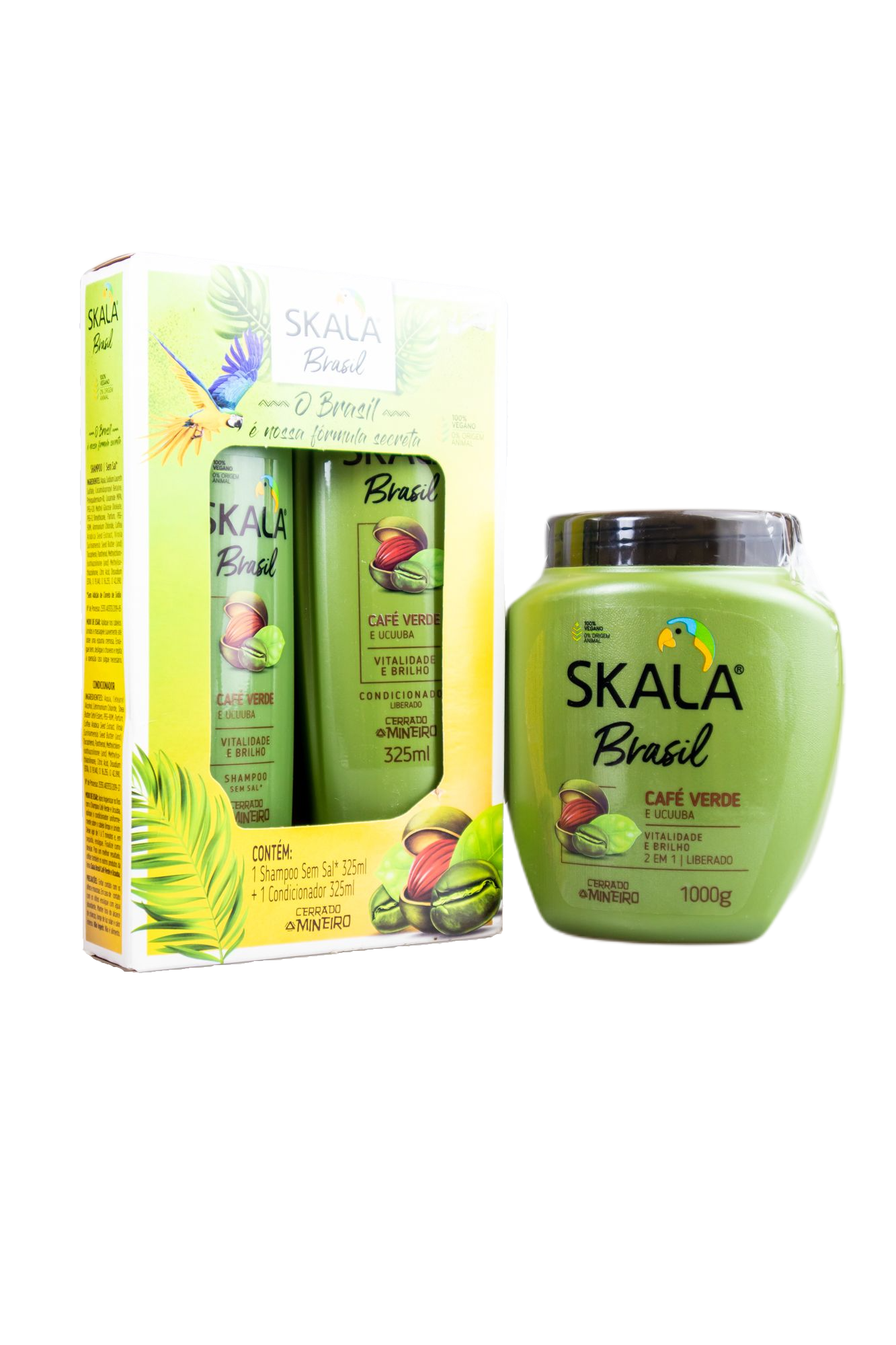 Skala Brasil Cafe Verde Green Coffee & Ucuuba Nutrition Vegan Treatmen