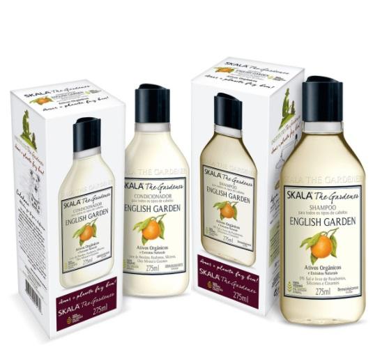 Skala Brazilian Keratin Treatment The Gardeners English Garden Vitamin C Organic Vegan Kit 2x275ml Skala