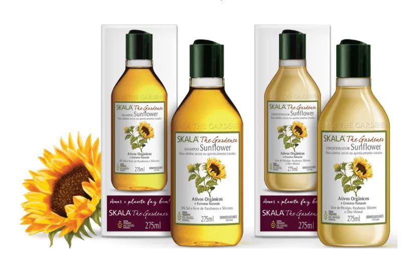 Skala Brazilian Keratin Treatment The Gardeners Sunflower Vitamins A & E Organic Actives Treatment 2x275ml Skala