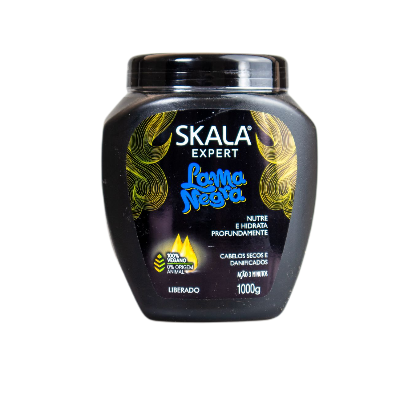 Skala Treatment Cream Creme De Tratamento Lama Negra / Cream Black Mud Treatment Hair Treatment Cream - Skala