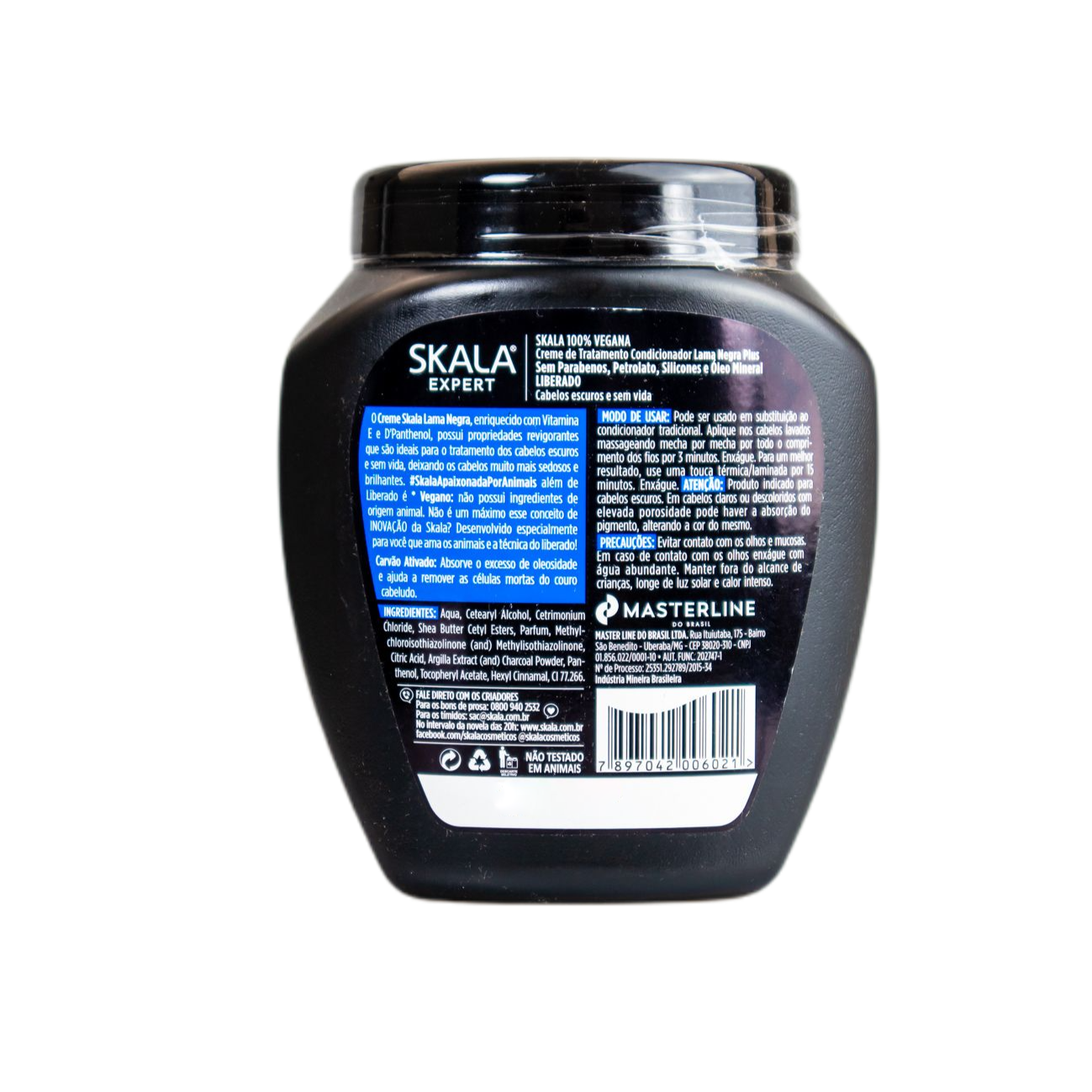 Skala Treatment Cream Creme De Tratamento Lama Negra / Cream Black Mud Treatment Hair Treatment Cream - Skala