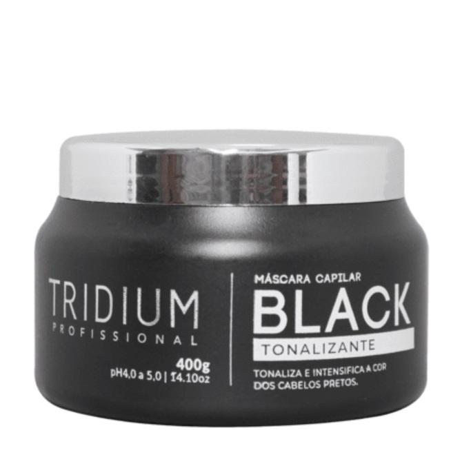 Tridium Hair Mask Professional Black Tinting Toning Color Intensifying Hair Mask 400g - Tridium