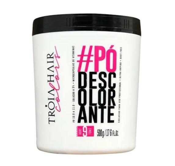 Troia Hair Brazilian Keratin Treatment Colors Dust Free 9 Tones Bleaching Powder Anti Yellow 500g - Troia Hair