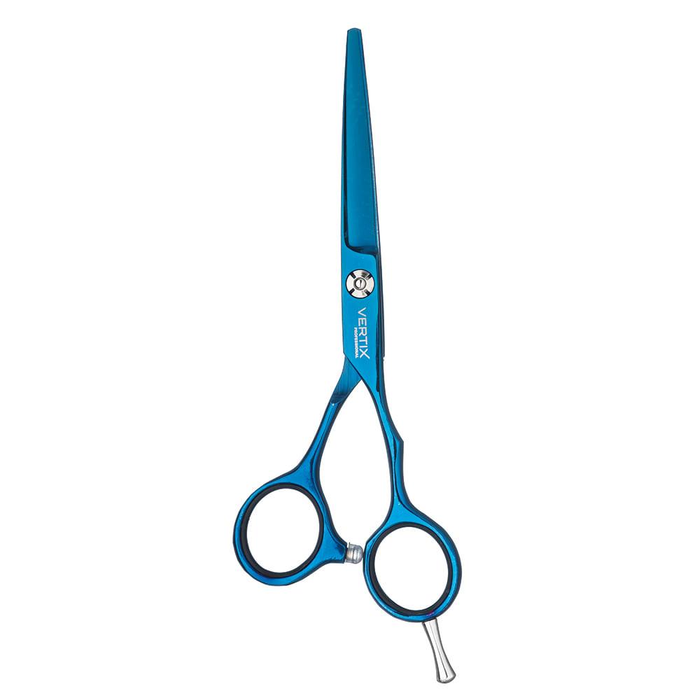 Vertix hair shear Blue Titanium Laser Scissors 5.5 Hair Shear - Vertix Professional