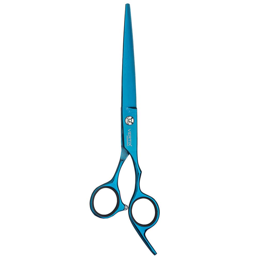 Vertix hair shear Blue Titanium Laser Scissors 7.0 Hair Shear - Vertix Professional