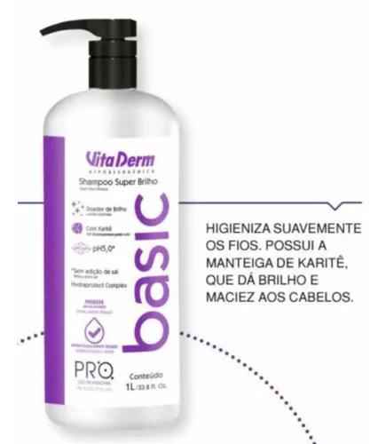Vita Derm Salon Lines Vita Derm Shampoo E Conditioner Basic Liter Professional - Vita Derm