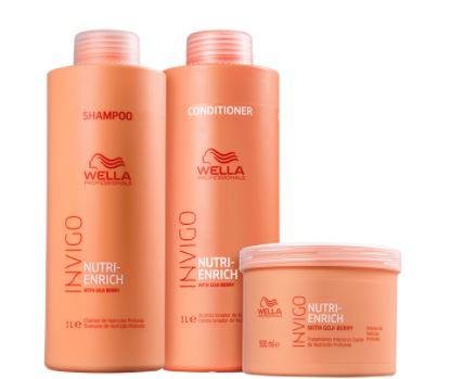 udelukkende dedikation Såkaldte Invigo Nutri-Enrich Dry Chemically Treated Hair Nutrition Kit 3 Prod.