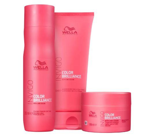 Wella Home Care Invigo Color Brilliance Nourishing Softness Maintenance Kit 3 Products - Wella