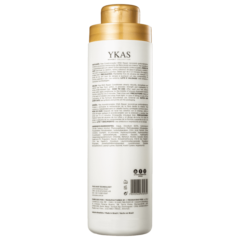 DNA Repair For Damaged Hair / Pos Chemical Conditioner 1000ml - YKAS