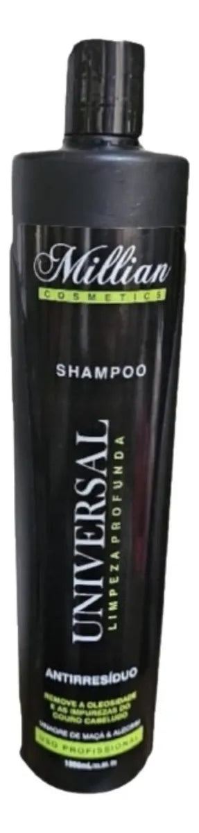 Champú Detox Anti Residuos Limpieza Profunda Vinagre De Manzana Romero 1L - Millian