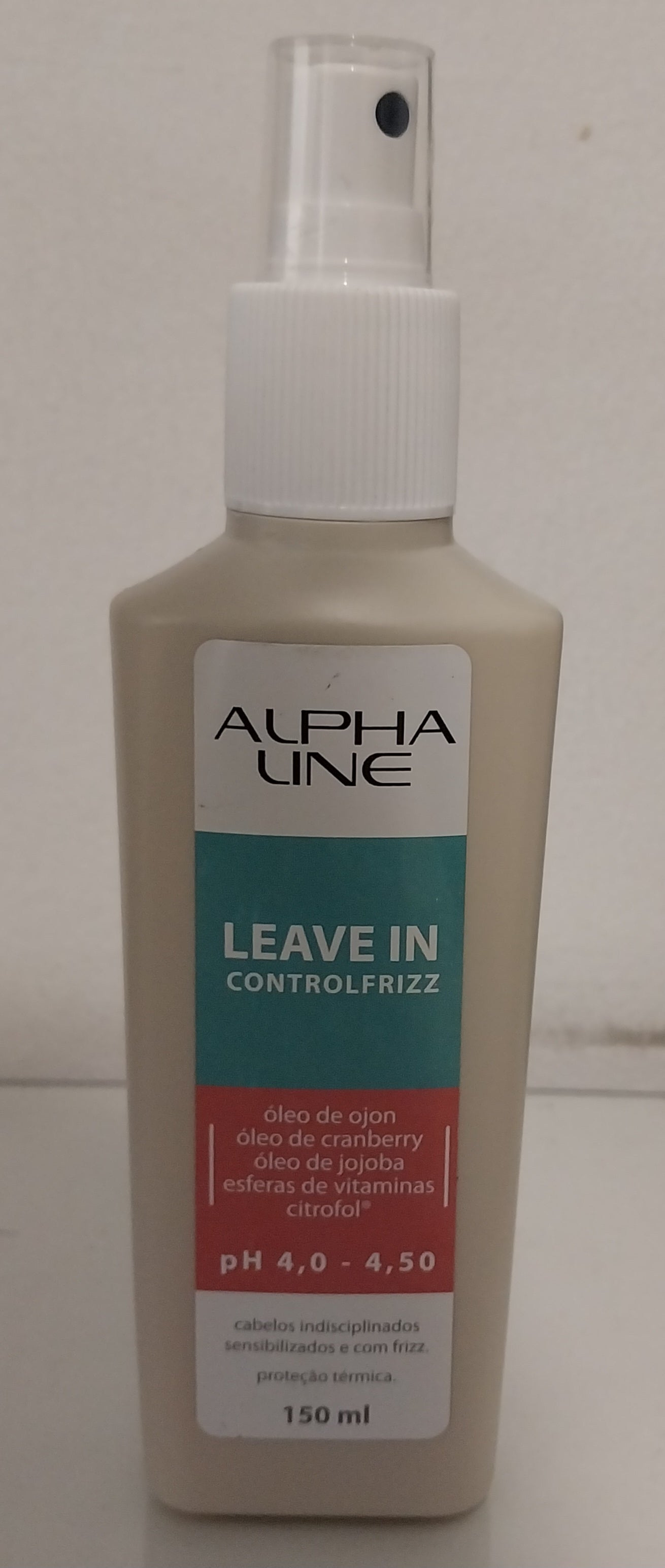 Alpha Line Leave-in Leave-In Control Frizz Hair Moisturizing Softness Treatment 150ml - Alpha Line