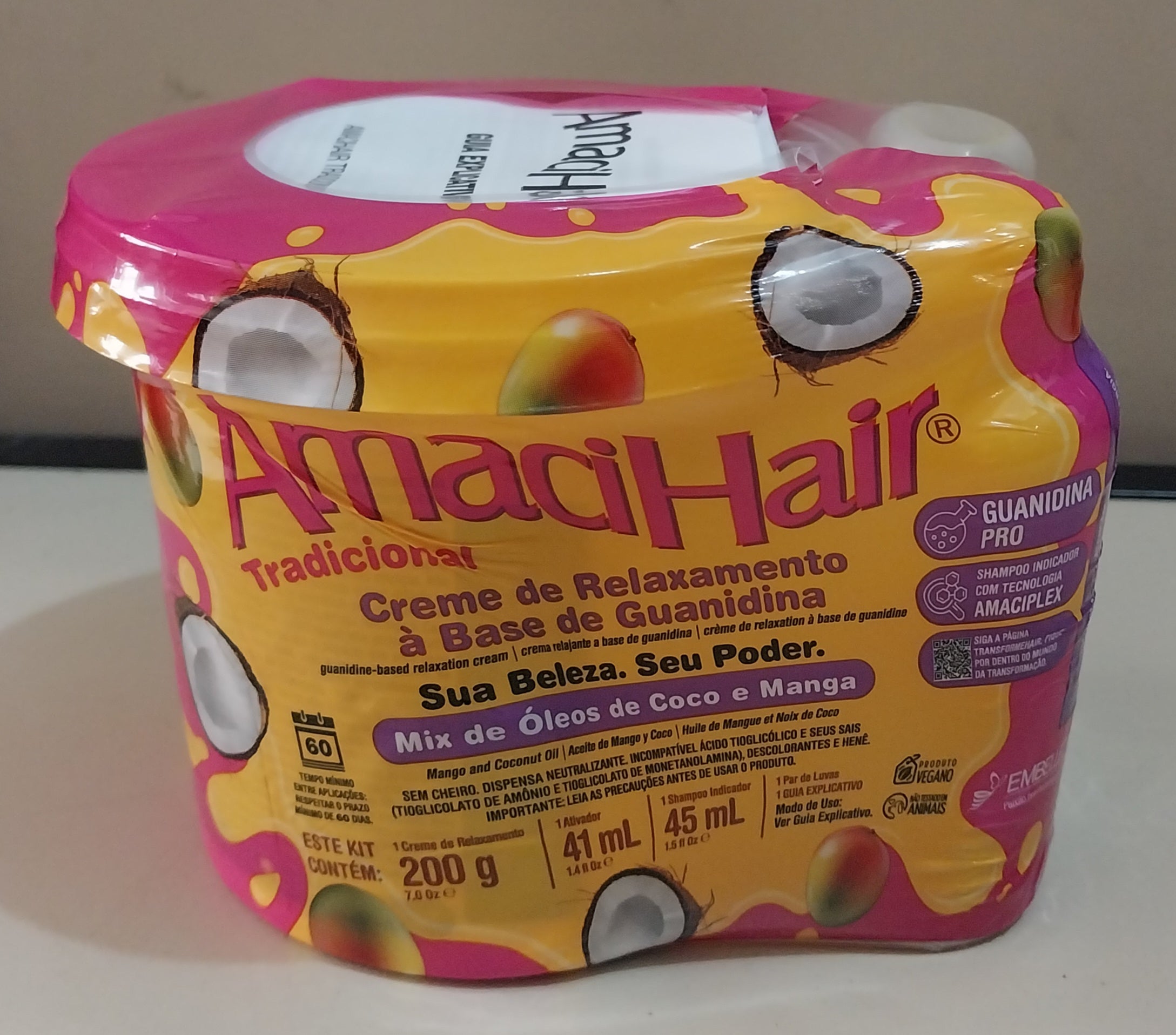 AmaciHair Hair Relaxer Hair Relaxer Amacihair Shine Straightening Volume Reducer 220g - Embelleze