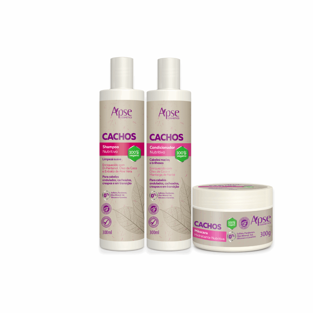 Apse Cosmetics Apse Cosmetics - Curls Kit - Shampoo, Conditioner, and Mask (3 ITEMS)