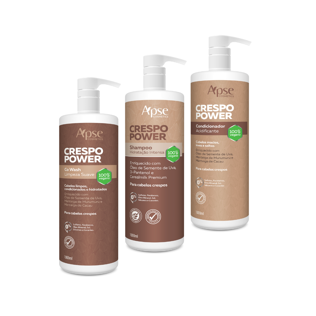 Apse Cosmetics Apse Cosmetics - Kitão Curly Power - Shampoo, Co Wash, and Conditioner (3 ITEMS)