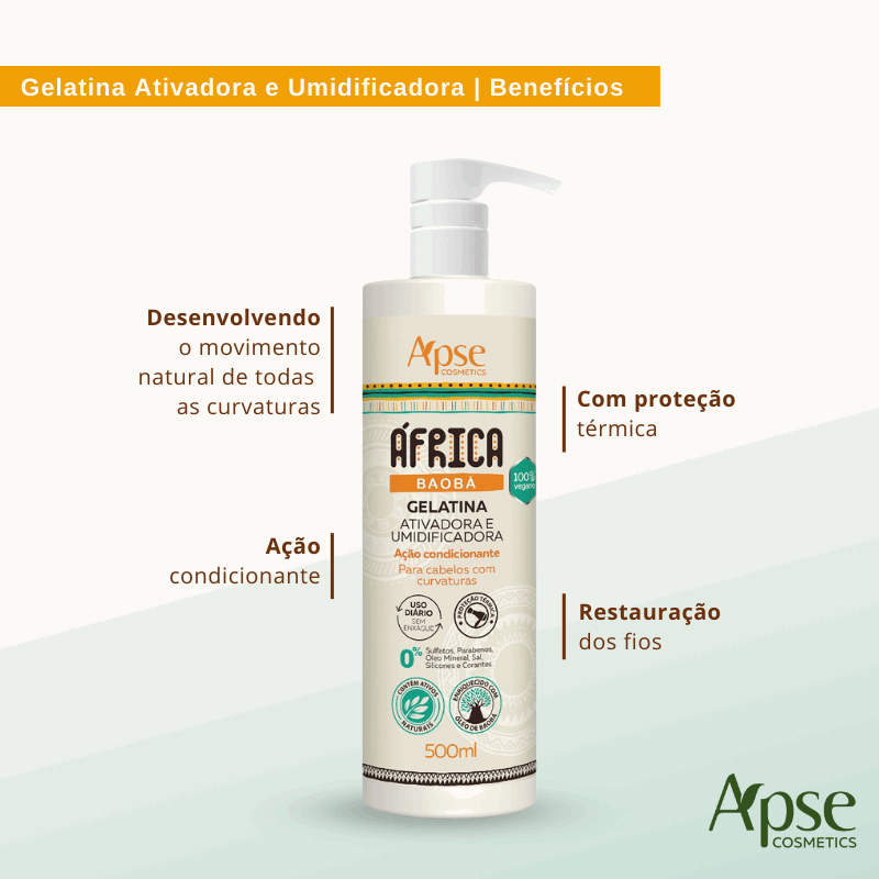 Apse Cosmetics Gel Apse Cosmetics - African Baobab Restorative Gelatin 16.9 fl oz