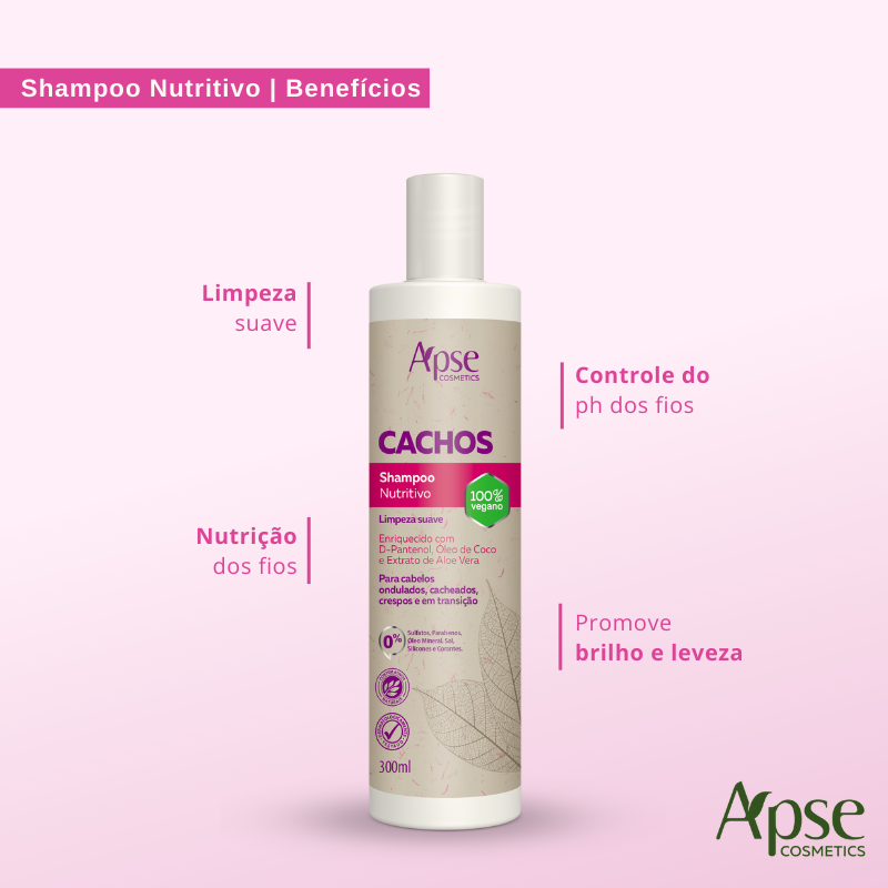 Apse Cosmetics Mousses Apse Cosmetics - Curls Kit - Shampoo, Conditioner, and Mousse (3 ITEMS)