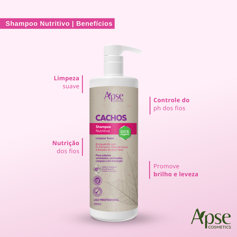 Apse Cosmetics Shampoo Apse Cosmetics - Nutritive Curls Shampoo 33.8 fl oz