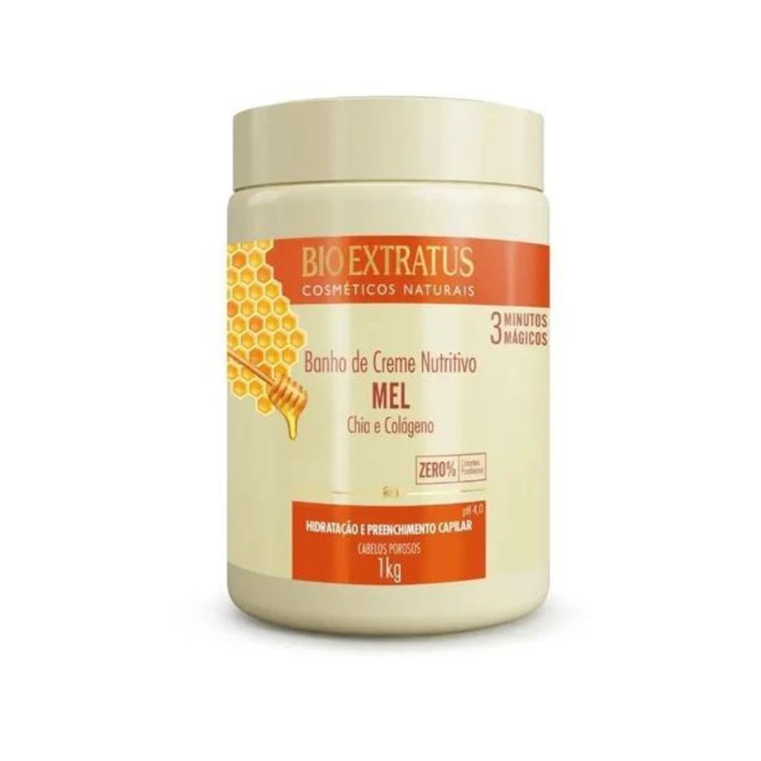 Bio Extratus Hair Cream Bio Extratus Nourishing Honey Cream Bath 1Kg / 35.27 fl oz