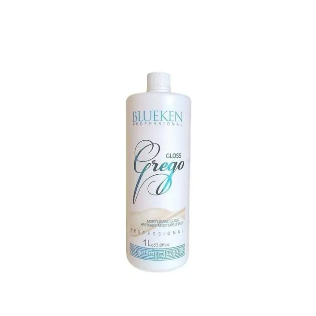 BLUEKEN Brazilian Keratin Blueken Grego Gloss Progressive Brush Hair Alignment Volume Reducer 33.8 oz (1L)