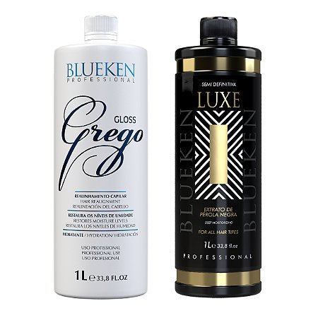 Blueken Hair Straighteners Blueken Luxe Semi Definitive 1 Liter + Greek Glue 1 Liter
