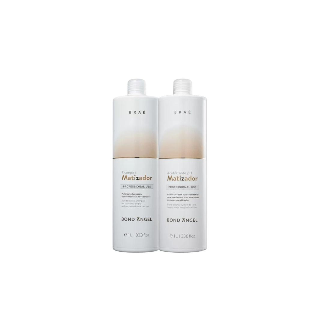 BRAÉ Home Care Set Platinum Blond Hair Toning Color Acidifying Treatment Kit - 2x33.8 fl oz by Brand