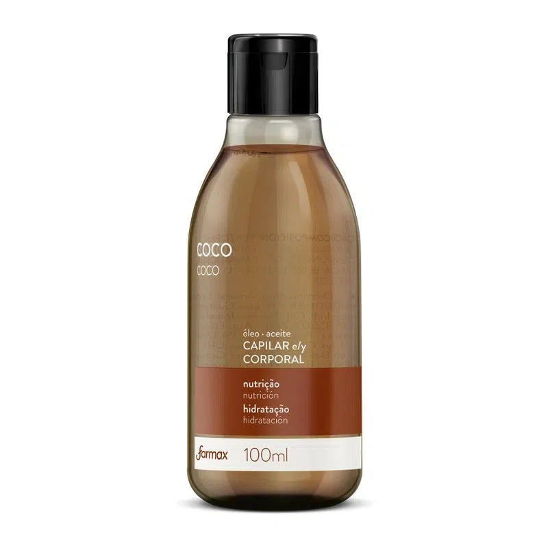 Farmax Body Bath and Body Oil Bath Farmax Coconut Body & Hair Oil 100ml / 3.38 fl oz
