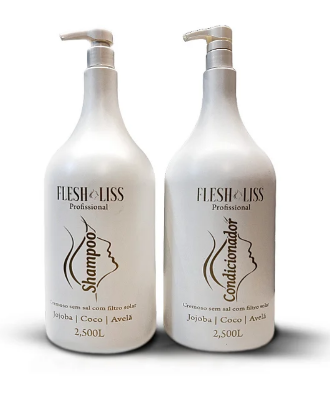 Flesh Liss Conditioner Shampoo E Conditioner Professiona - Flesh Liss
