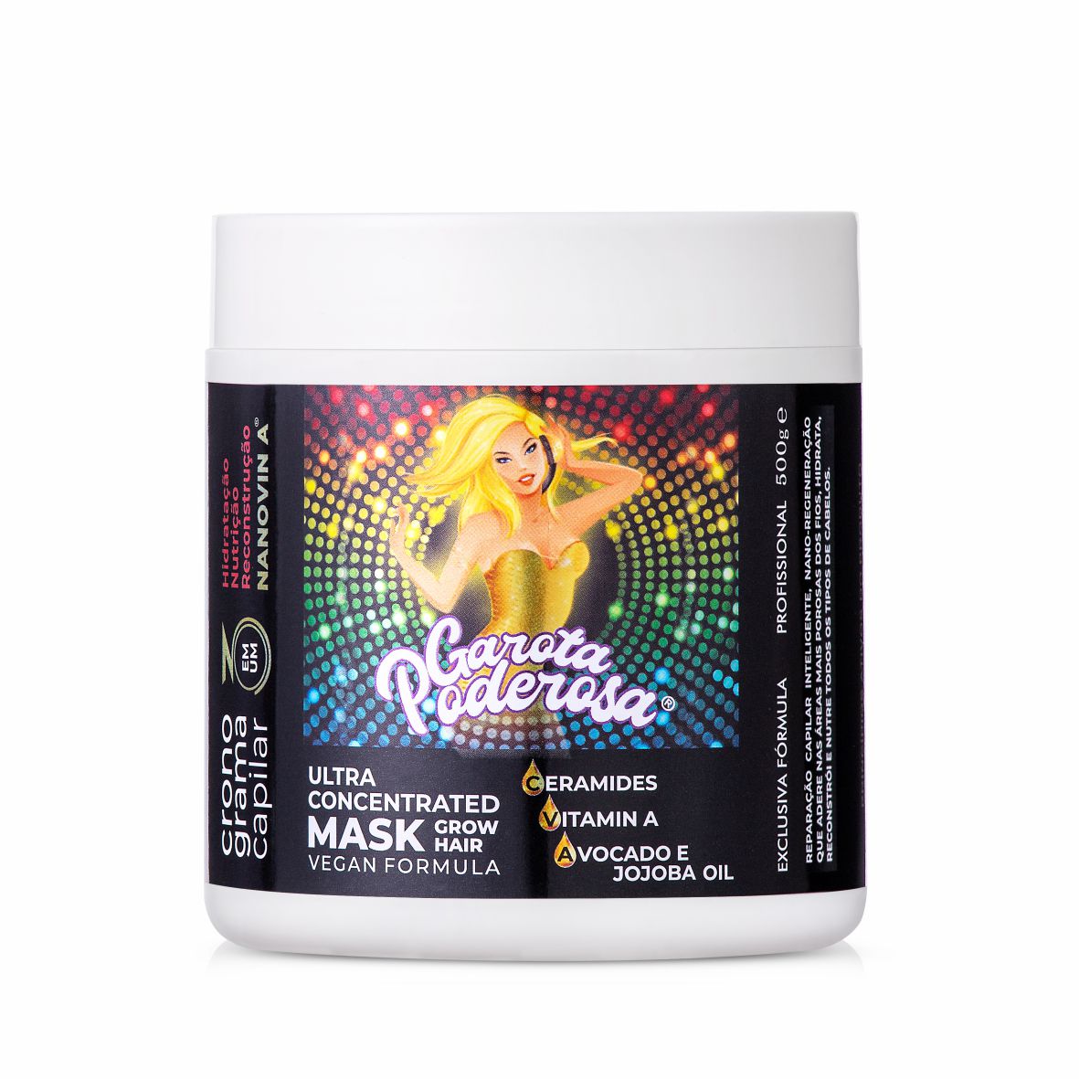Garota Poderosa Garota Poderosa ProLiss Garota Poderosa Ultra Concentrated Grow Vegan Hair Mask 500g