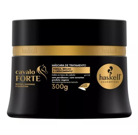 Haskell Hair Treatment Cavalo Forte Strong Horse Treatment Strength Bright Growth Mask 250g - Haskell