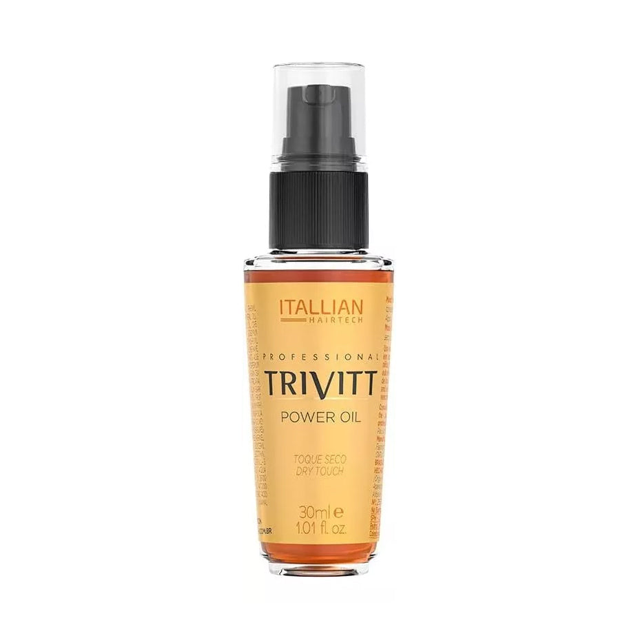 Itallian Hair Tech Hair Serum and Oils Dry Touch Argan Keratin Trivitt Power Finisher Oil 30ml - Itallian Hair Tech