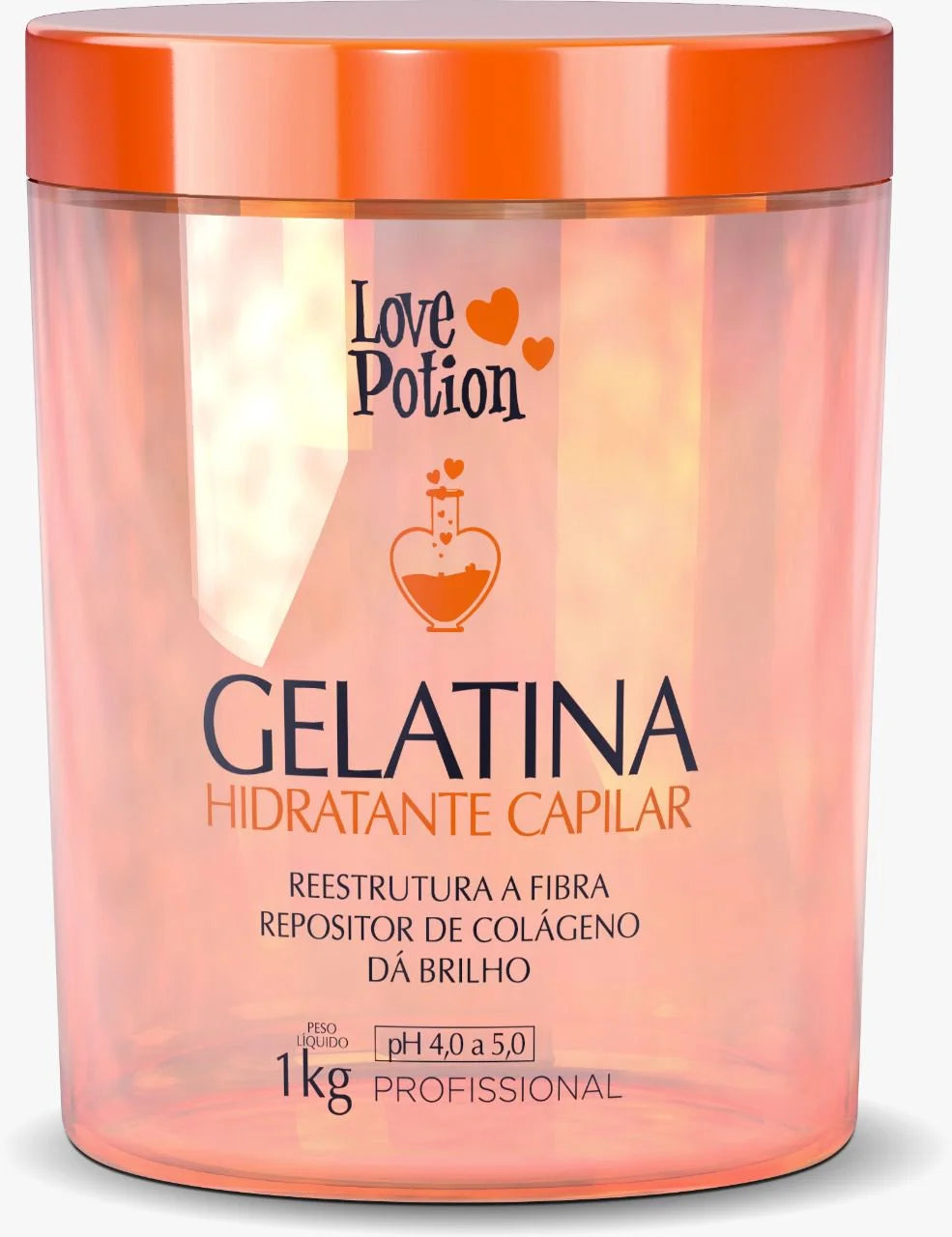 Love Potion Hair Mask Capillary Gelatine Love Jelly Post Chemical Moisturizing Mask 1Kg - Love Potion