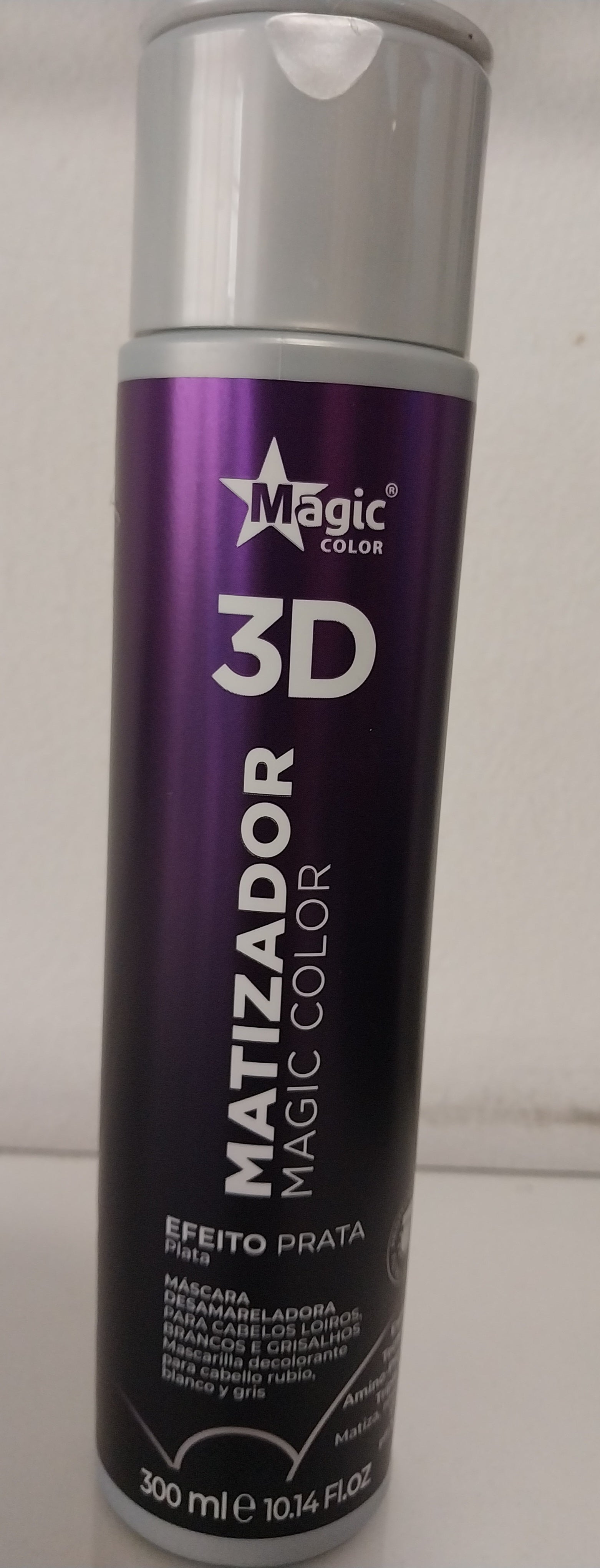 Magic Color Hair Color Silver Effect Hair Color Treatment Tinting Anti Yellow Mask 300ml - Magic Color
