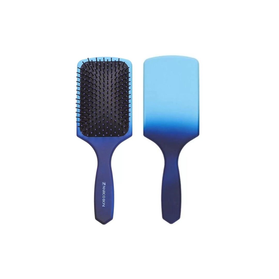 MARCO BONI Brush and Scissors Marco Boni Brazilian Blue Soft Touch Cushion Racket Hairstyling Brush 7316