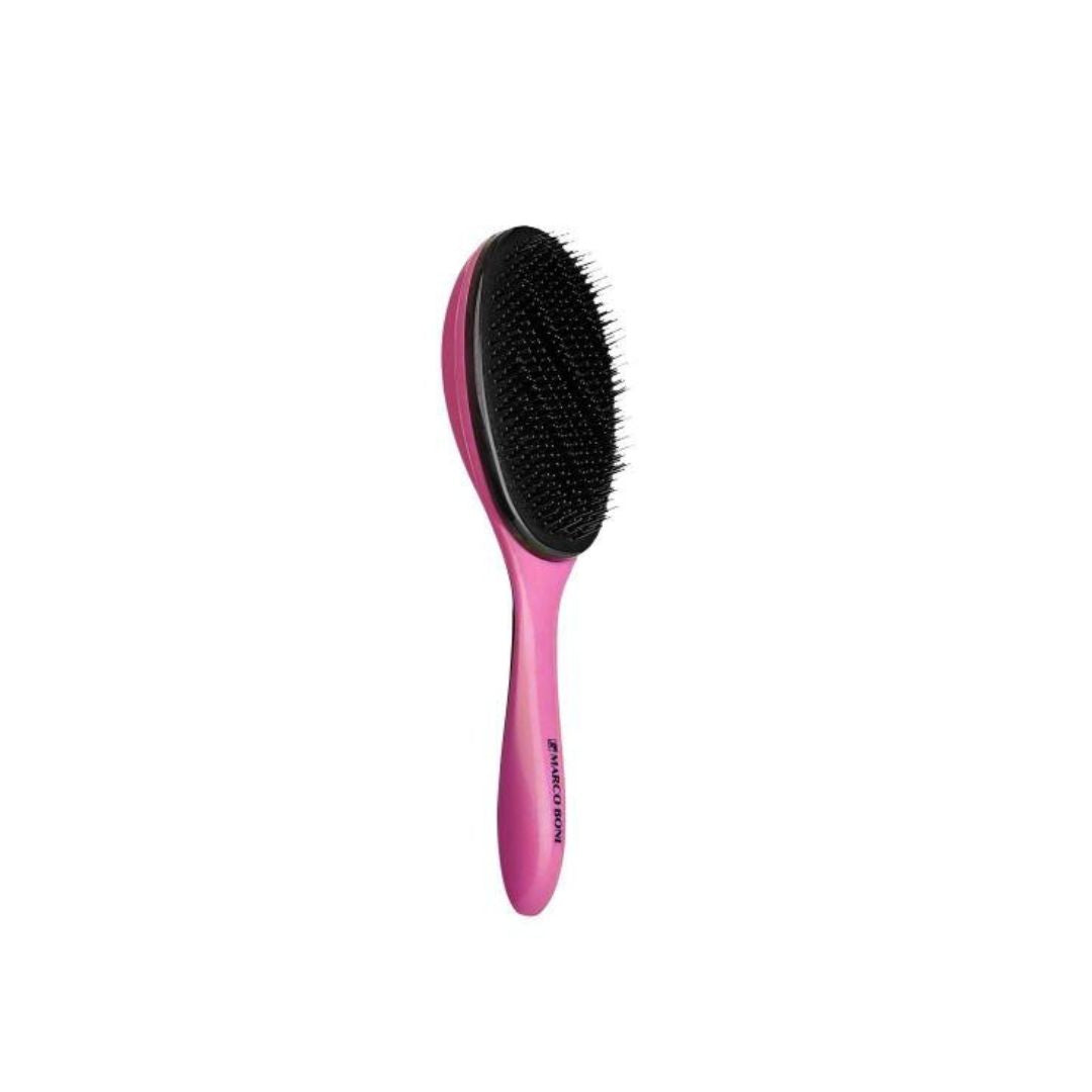 MARCO BONI Brush and Scissors Marco Boni Brazilian Free Ergonomic Untangling Pink Hair Styling Brush - 7350