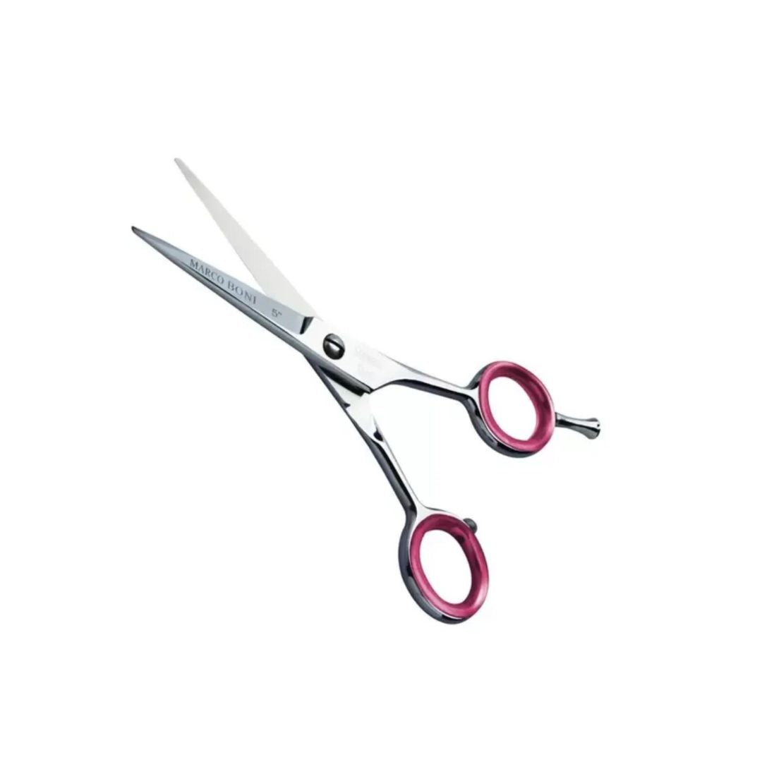 MARCO BONI Brush and Scissors Marco Boni Brazilian Pink Haircut Styling Scissors 5.5 Laser Wire 1725 - Premium Precision Hair Shears