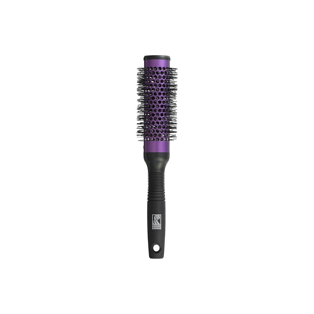 MARCO BONI Brush and Scissors Marco Boni Brazilian Purple Hair Brush 2 inch Thermal Metallic Cast Style 8043