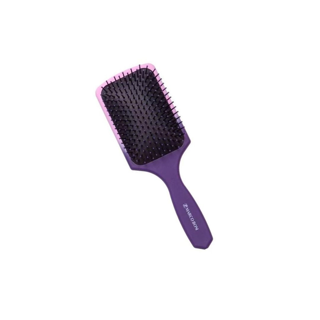 MARCO BONI Brush and Scissors Marco Boni Brazilian Purple Soft Touch Cushion Racket Hairstyling Brush 7316
