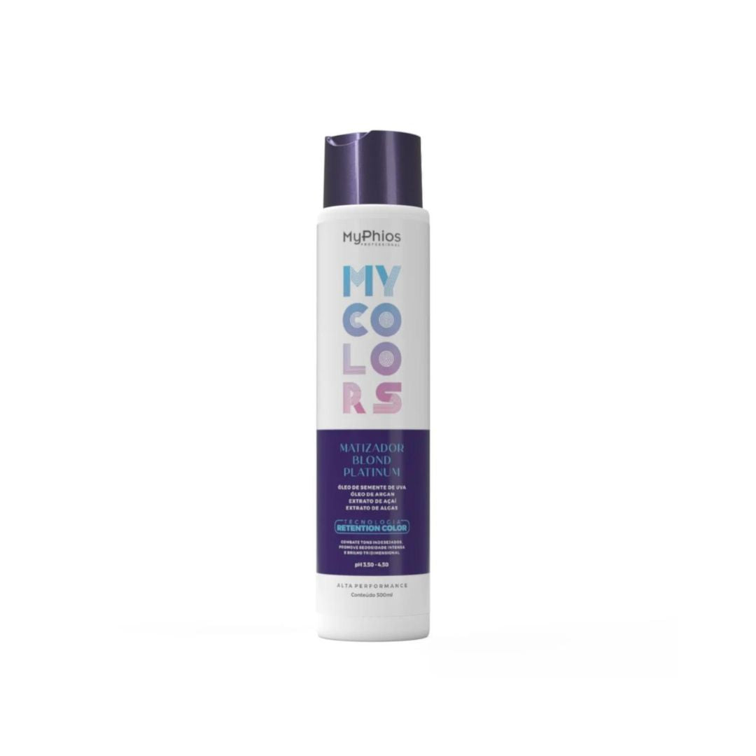 MY PHIOS Hair Color My Colors Platinum Blond Hair Tinting Maintenance Treatment by My Phios - 16.9oz