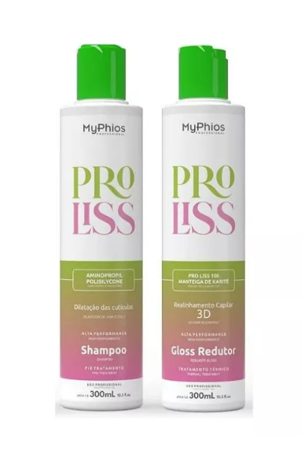 My Phios Home Care Set Progressive Brush Hair Straightening Volume Reducer Proliss Kit 2x300 - My Phios