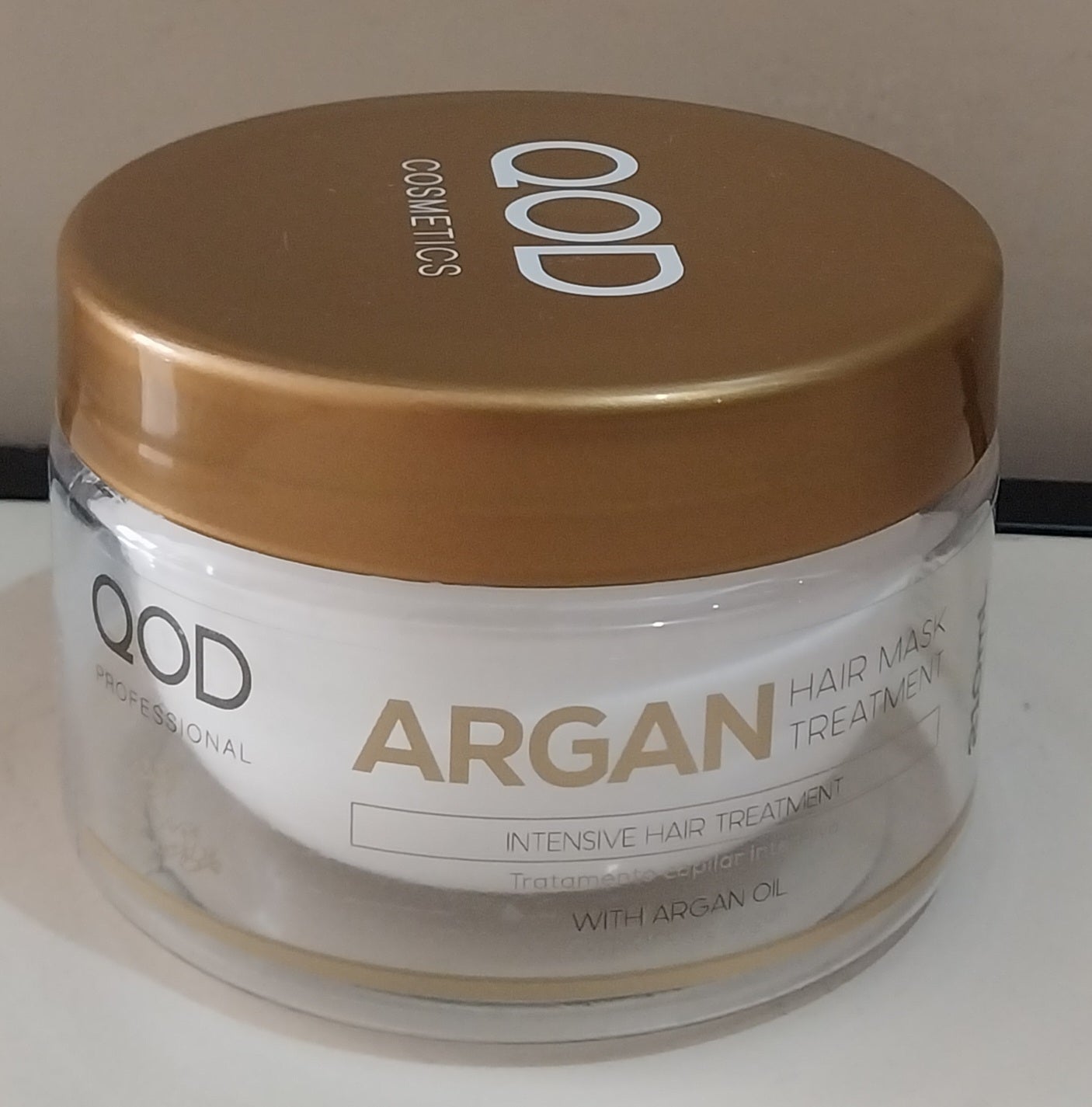 QOD Hair Mask Argan Hair Mask Reconstruction Keratin Smooth Sealing Treatment 210G - QOD