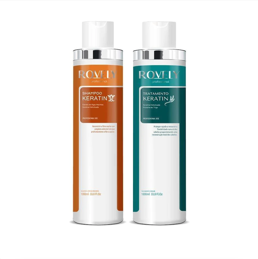 Rovely Home Care Set Professional Super Smooth Kit Keratin Treatment 2x1000ml - Rovely
