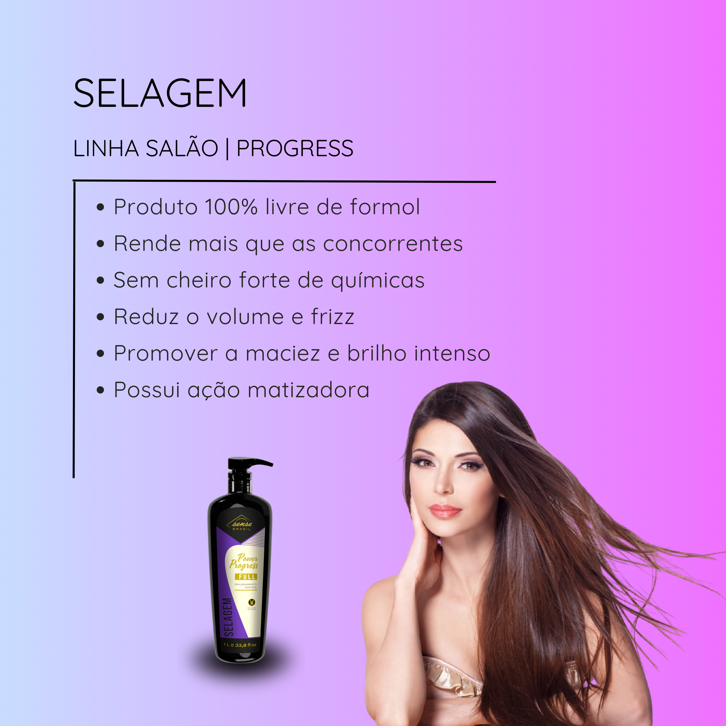 Senses Brasil Straightening Senses Brazil - Hair Smoothing - Power Progress