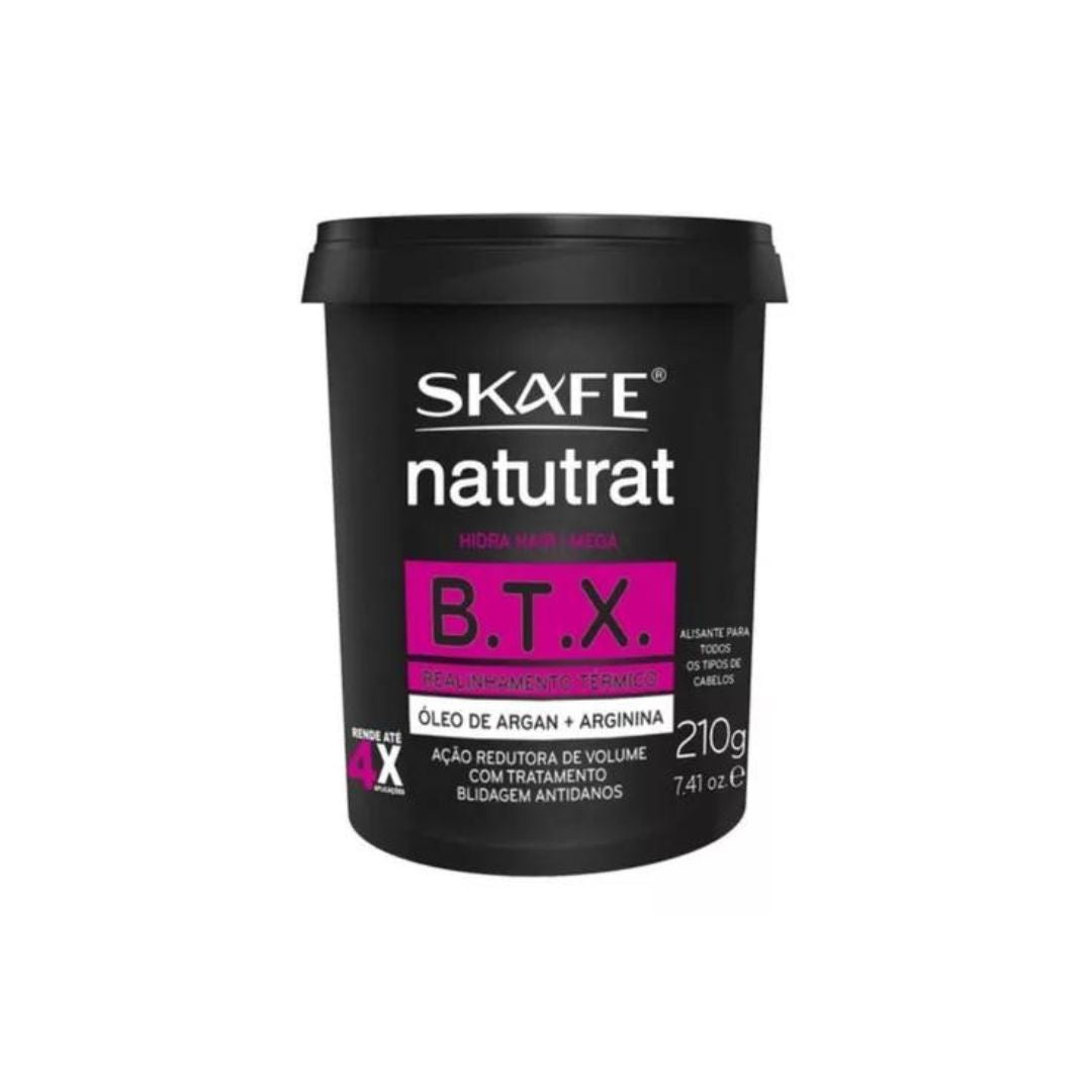 SKAFE Brazilian Keratin Skafe Deep Hair Mask Natutrat Thermal Hair Realignment Volume Reducer 7.41 oz (210g)