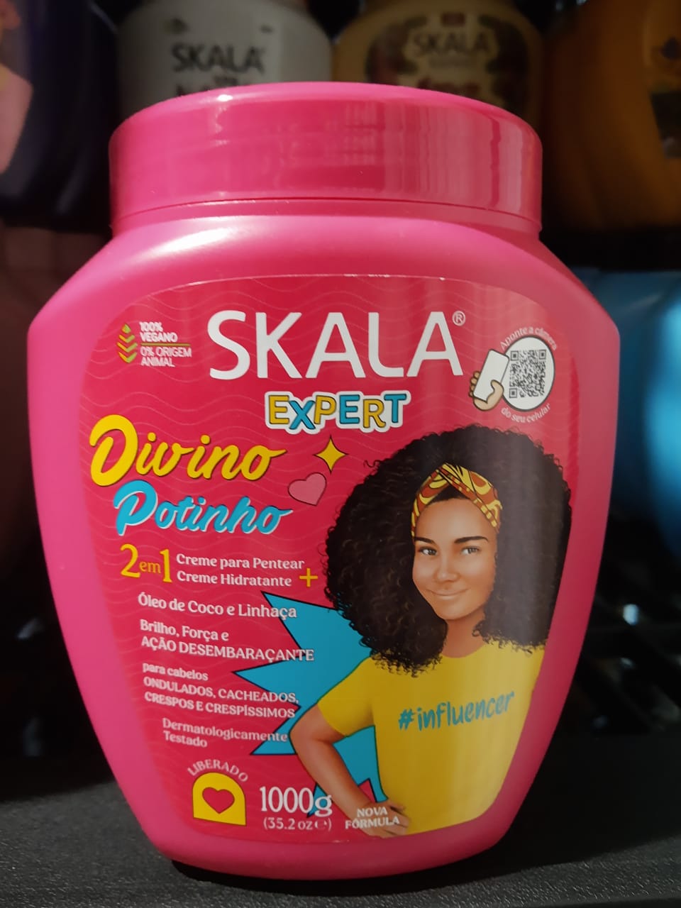 Skala Hair Cream Crianças Divino Potinho / For Kids Hair Treatment Cream - Skala
