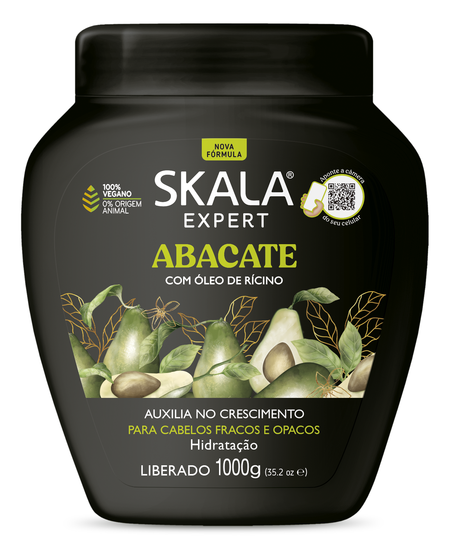Skala Hair Treatment Creme De Tratamento Bomba De Vitaminas Abacate / Treatment Cream Pump Avocado Vitamins Treatment Cream - Skala