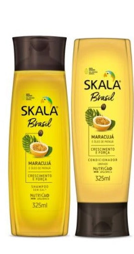 Skala Home Care Set Skala Brasil Maracuja Passionfruit & Patua Oil Vegan Shampo and Conditioner - Skala